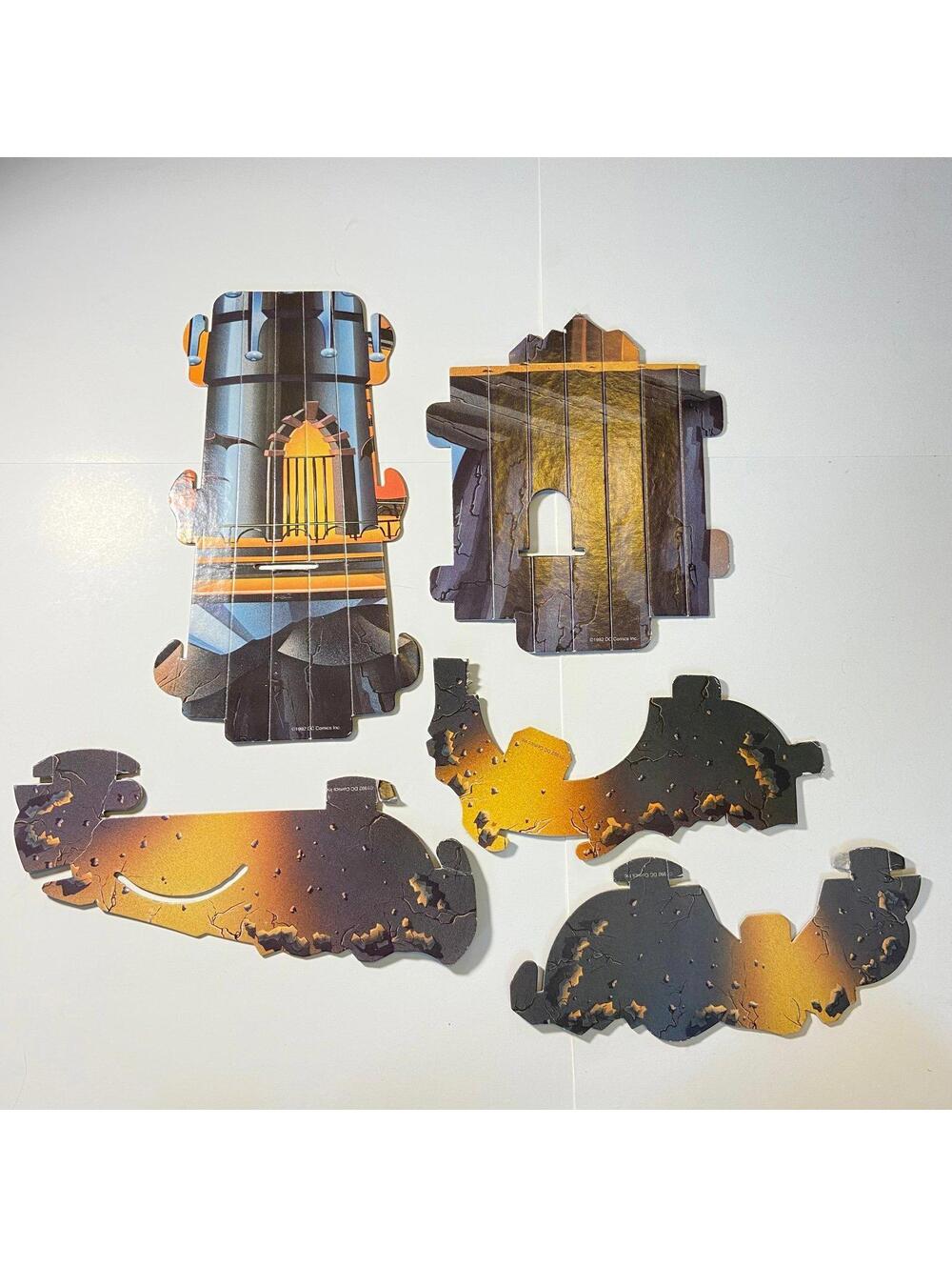 1992 Parker Bros Batman: Animated Series 3D Game 5 Replacement Pieces